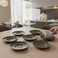 Porcelain Brown Saucer 160mm for Hospitality Use (Pack of 6)