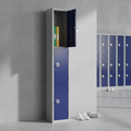 Powder Coated Steel Blue Lockers for Secure Personal Storage
