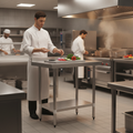 430 Stainless Steel Prep Table 600mm for Commercial Kitchens
