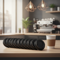 Polystyrene Lids for 8oz Coffee Cups for Cafés & Takeaways (Pack of 50)