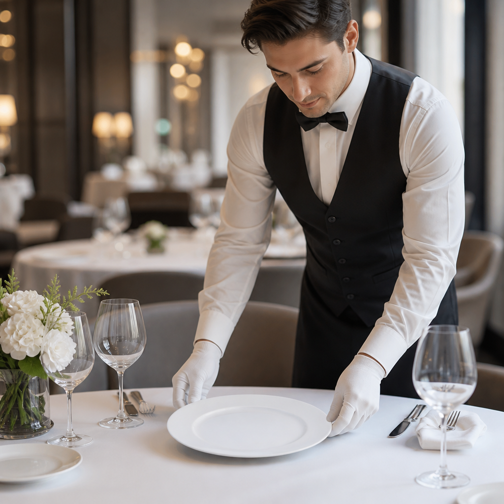 Standard Rim Plates 286mm Porcelain for Fine Dining (Pack of 6)