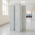 Polyester Powder Coated Steel Lockers 300mm for Education & Health Institutions