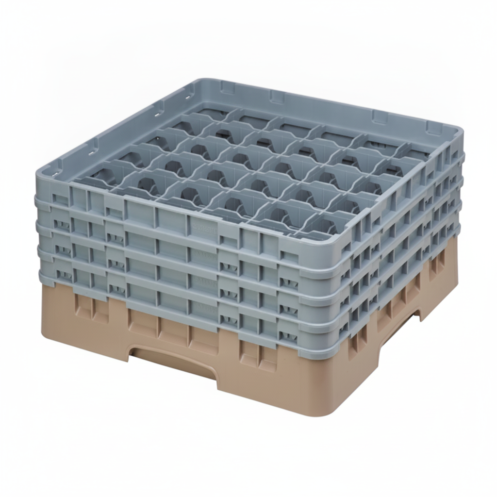 Polypropylene Dishwasher Rack for Safe Glass Transport