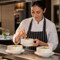 Stackable Soup Bowls 110mm Porcelain for Catering Events (Pack of 12)