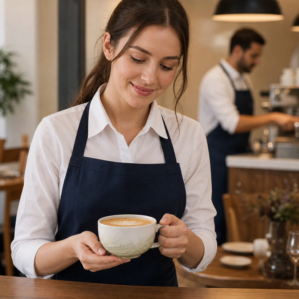 Super Vitrified Cappuccino Cups 355ml for Cafés (Pack of 12)