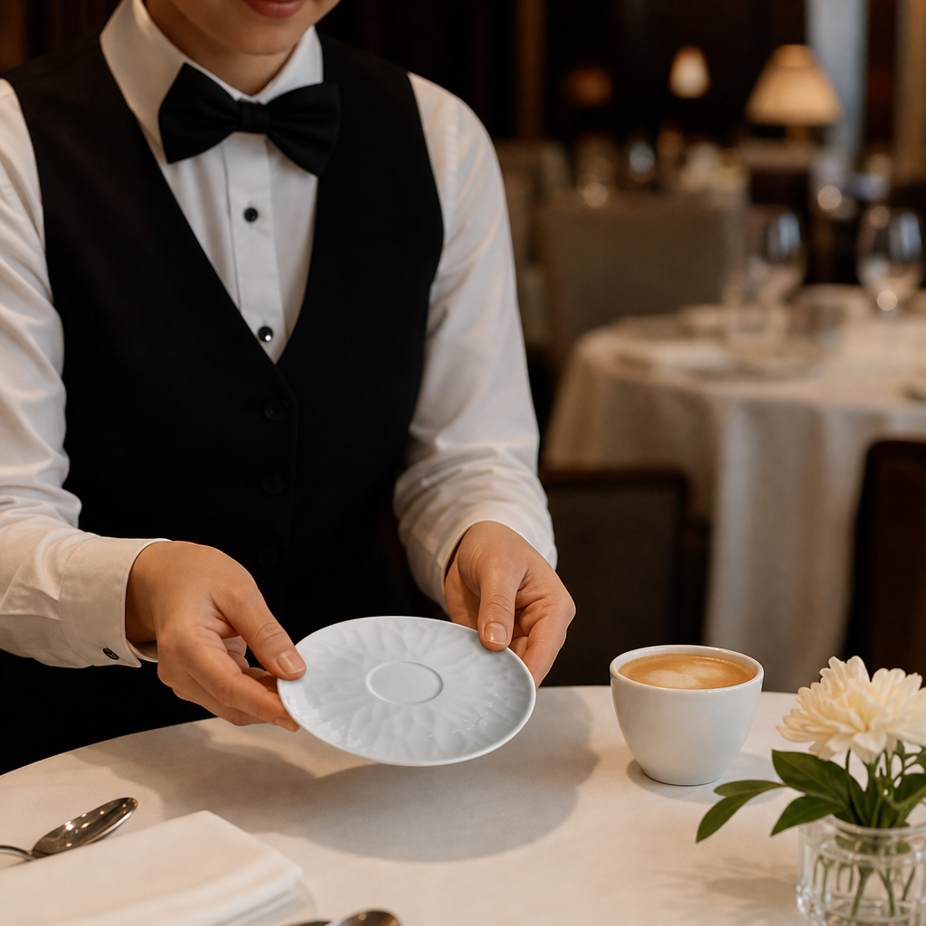 Wing Saucers 152mm Porcelain for Fine Dining (Pack of 36)