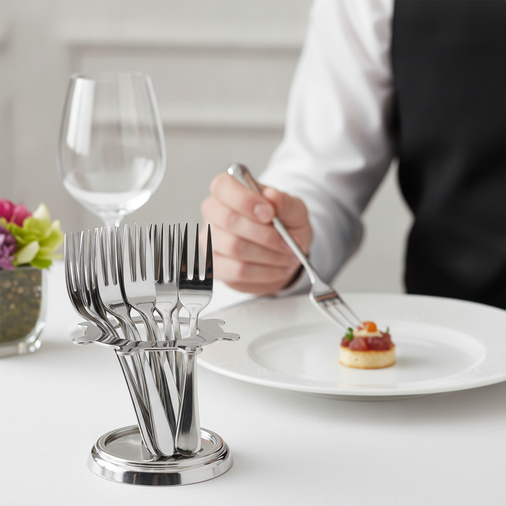 18/10 Stainless Steel Cocktail Forks 146mm for Elegant Dining (Pack of 12)