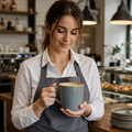 Cappuccino Cups 340ml Porcelain for Commercial Use (Pack of 6)