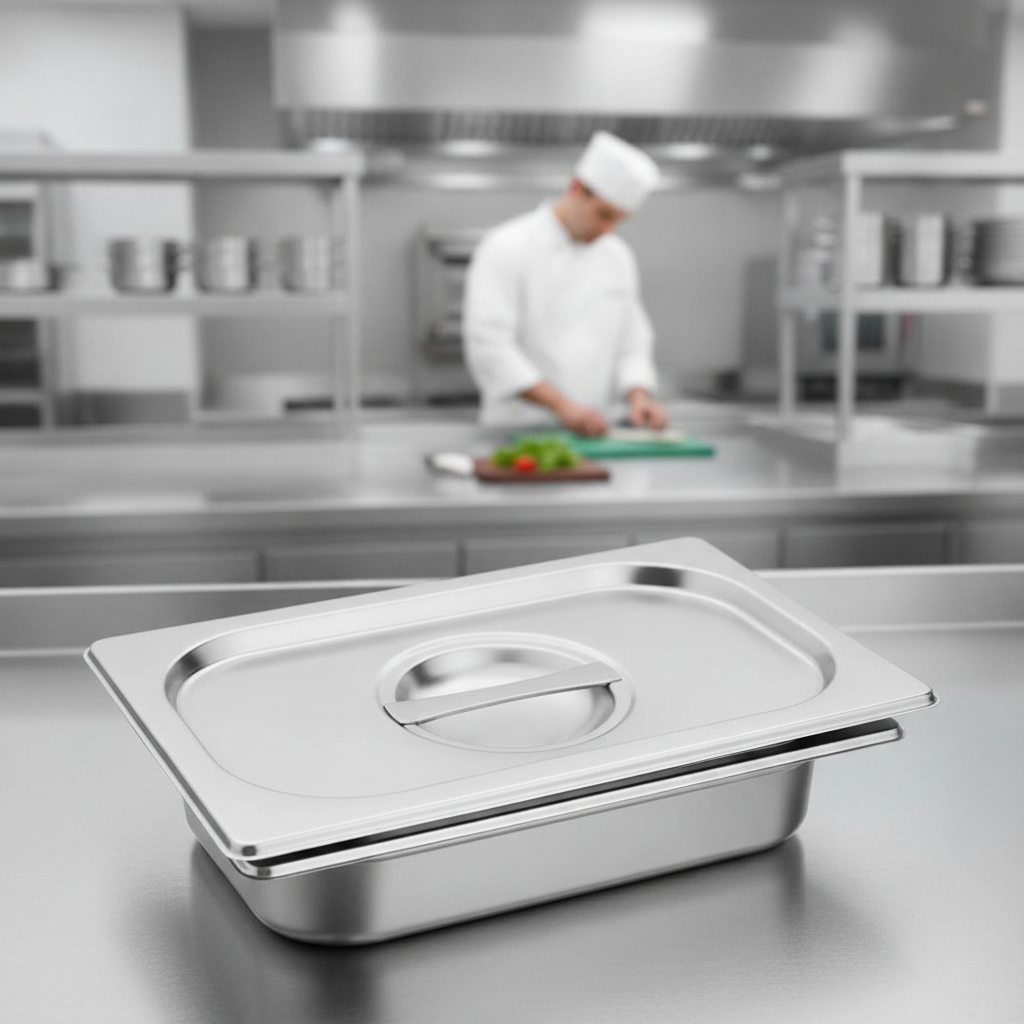 201 Stainless Steel Gastronorm Lid for Food Storage