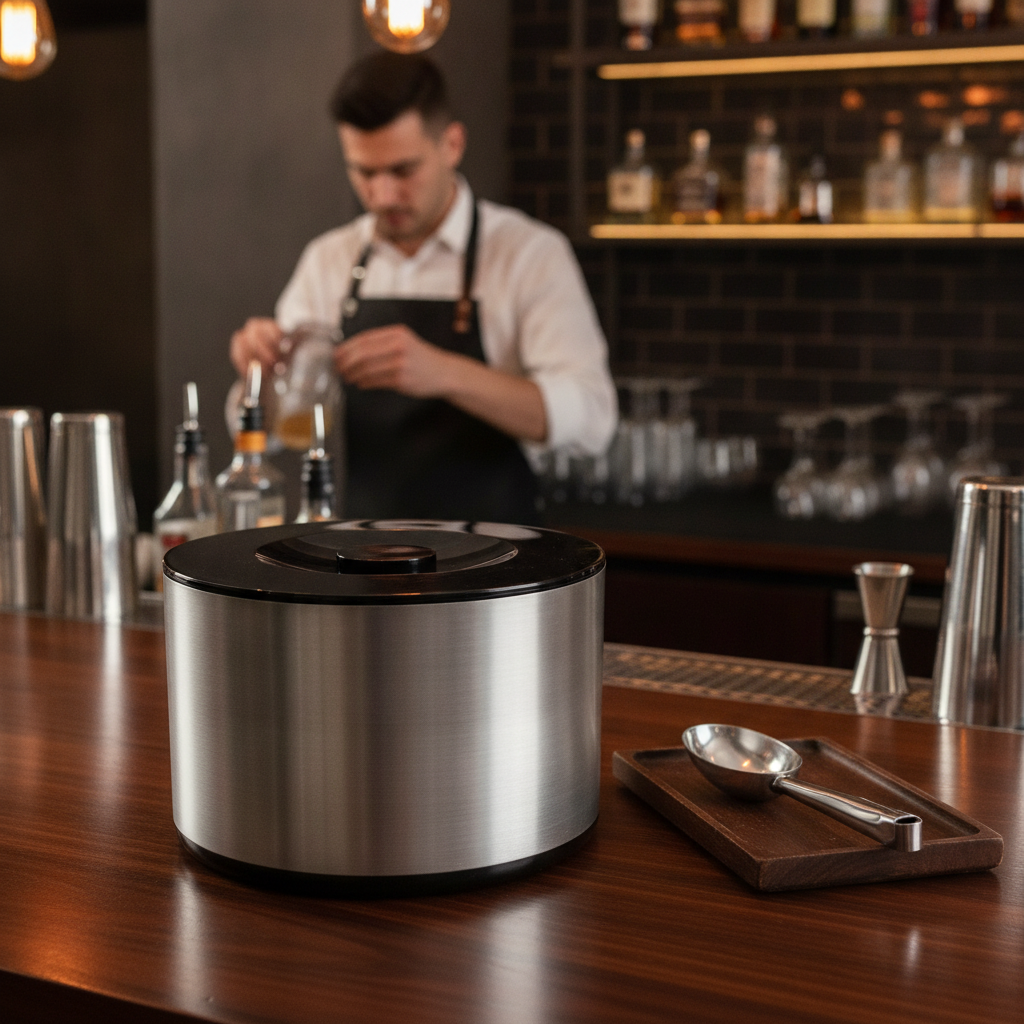 Aluminium Insulated Ice Bucket 10L for Bars & Pubs