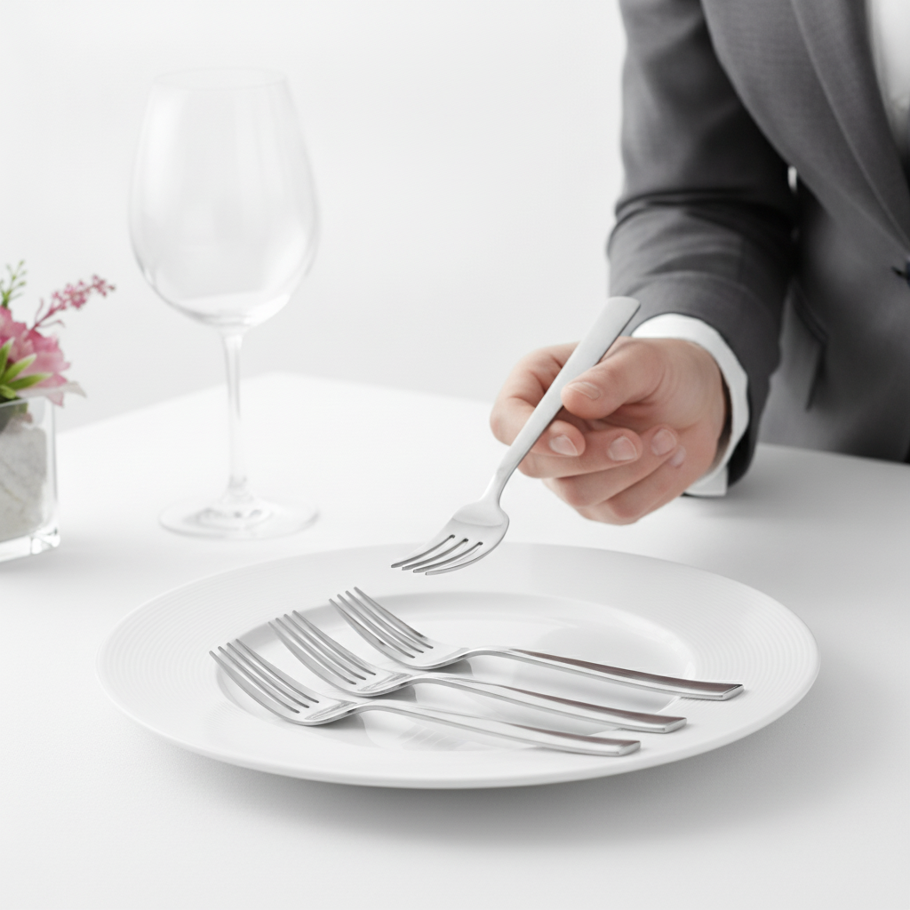 18/10 Stainless Steel Table Forks for Dining (Pack of 12)