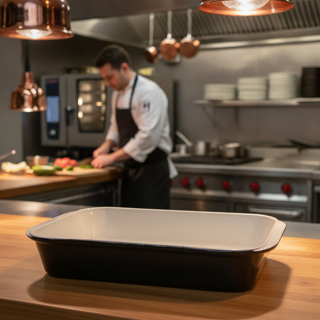 Cast Iron Roasting Dish 5L for Versatile Cooking