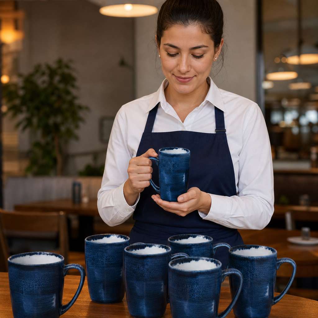 Mugs 12oz Porcelain for Home & Office (Pack of 12)