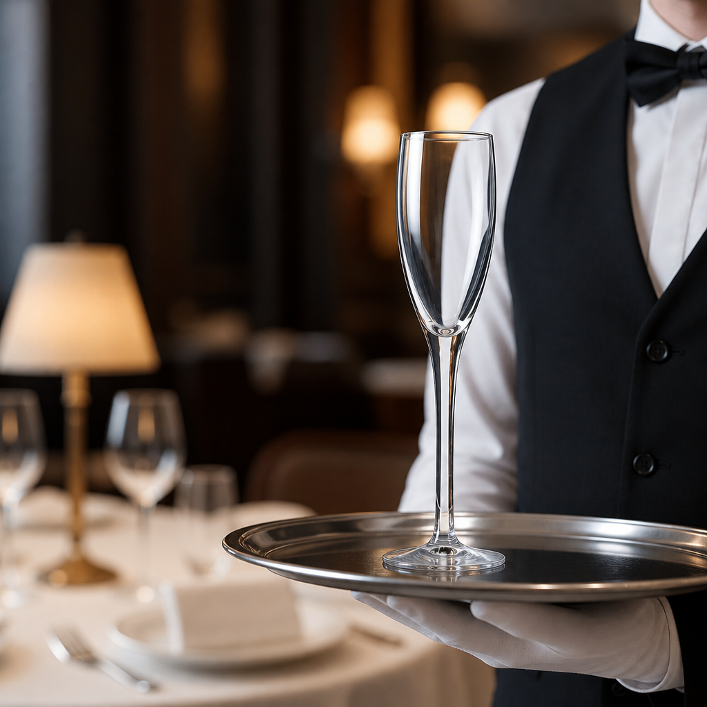 Crystal Champagne Flutes 150ml for Fine Dining (Pack of 24)