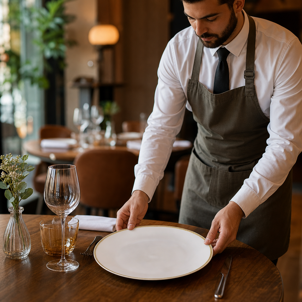 Round Coupe Plates 280mm Porcelain for Casual Dining (Pack of 4)