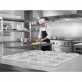 Clear PET Lids for Square Food Containers for Takeaway (Pack of 300)