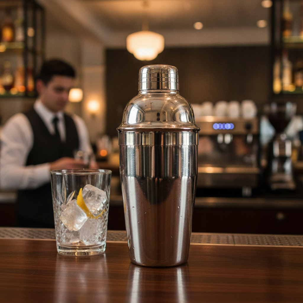 Stainless Steel Flair Top Boston Shaker Can 887ml for Cocktail Mixing