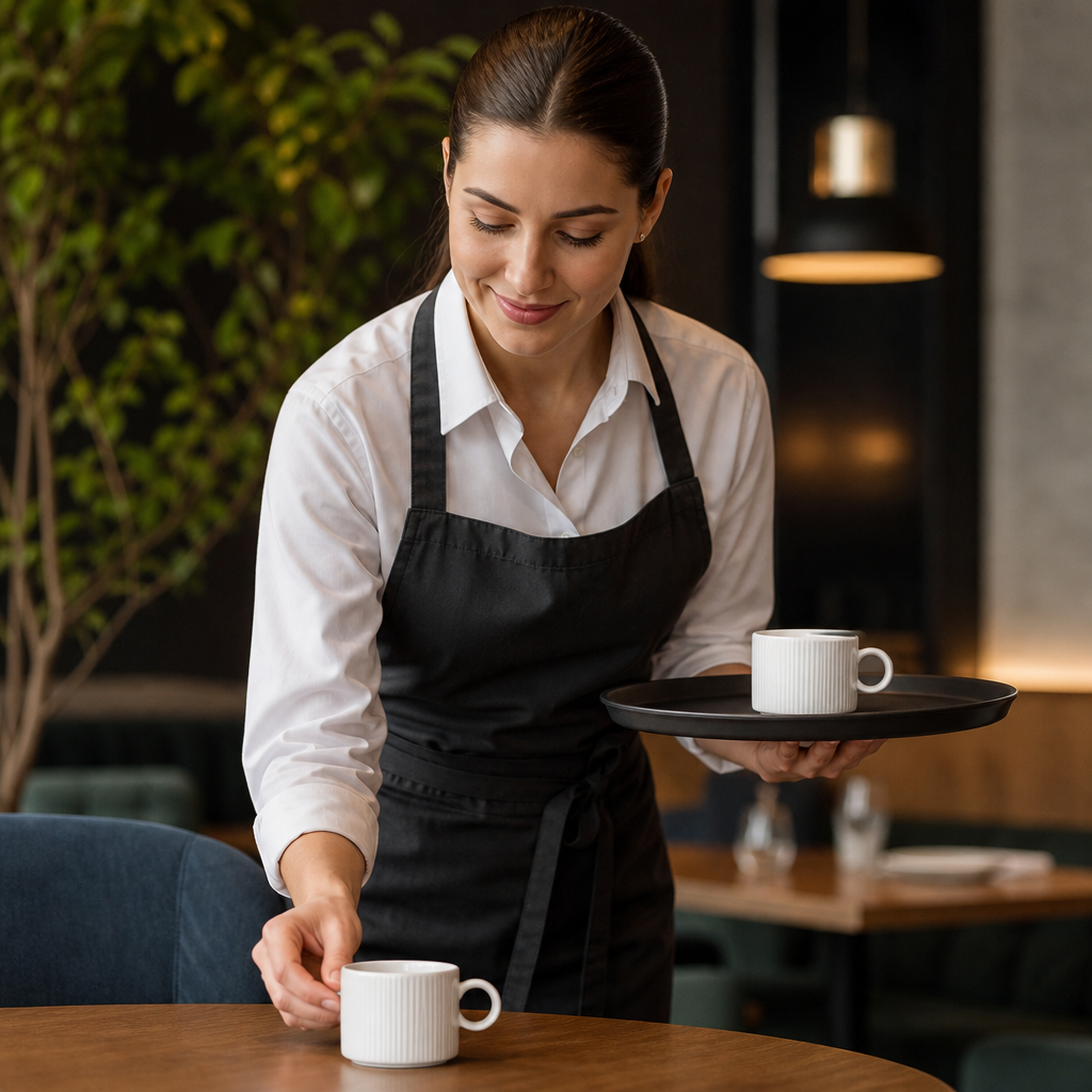 Porcelain Can Cups 85ml for Casual Dining (Pack of 12)