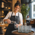 Glass Barrel Tumblers 14?oz for Bars & Restaurants (Pack of 6)