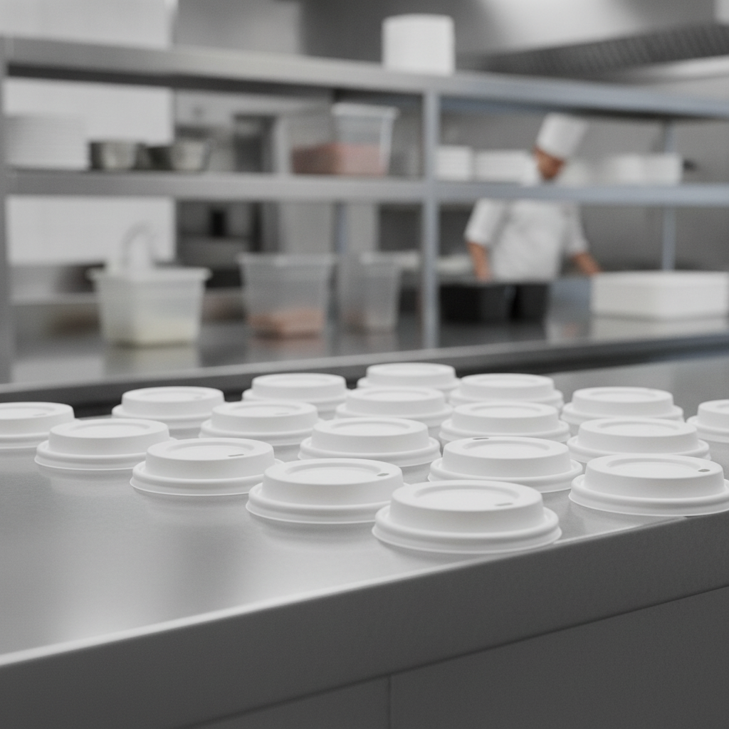 Recyclable Polypropylene Lids for 430ml Cups (Pack of 960)