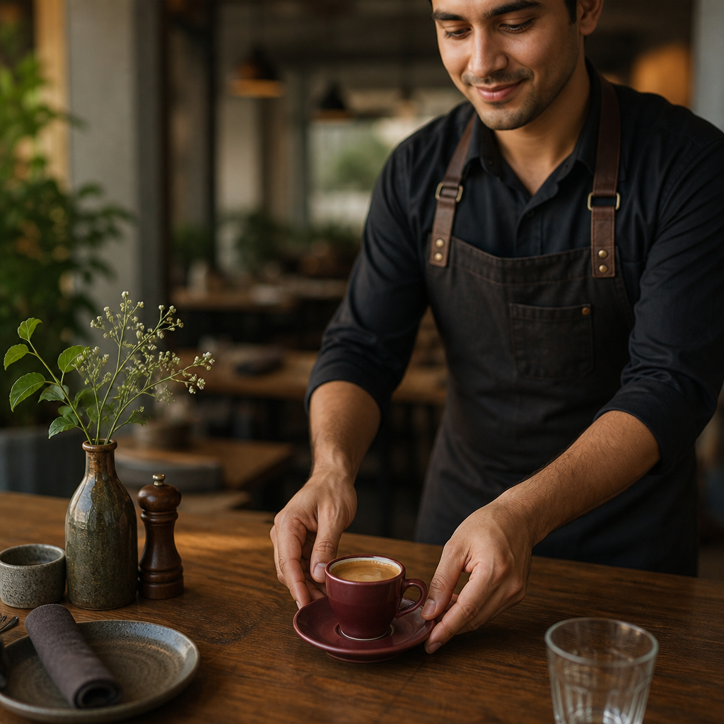 Rust Espresso Saucers Red Vitrified Ceramic for Cafés (Pack of 12)