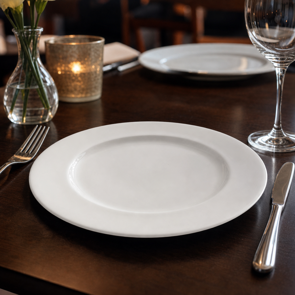Royal Plates 210mm Bone China for Hotels & B&Bs (Pack of 12)