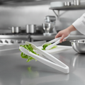 Polycarbonate White Tongs 12" for Domestic & Professional Kitchens
