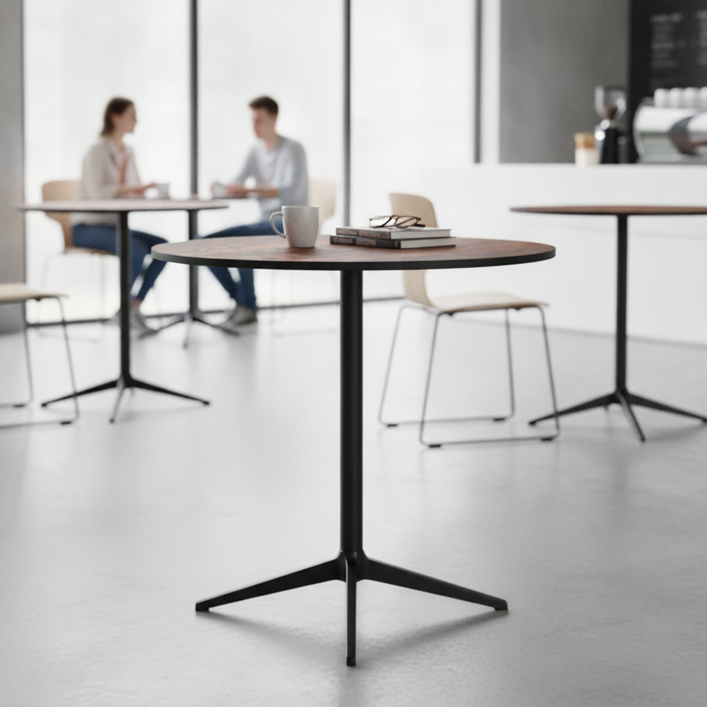 Laminate Round Table Top 600mm for Hospitality & Education