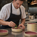 Round Trays 165mm Vitrified Ceramic for Versatile Dining (Pack of 12)