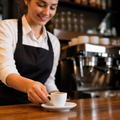 Porcelain Espresso Cups 85ml for Professional Catering (Pack of 6)