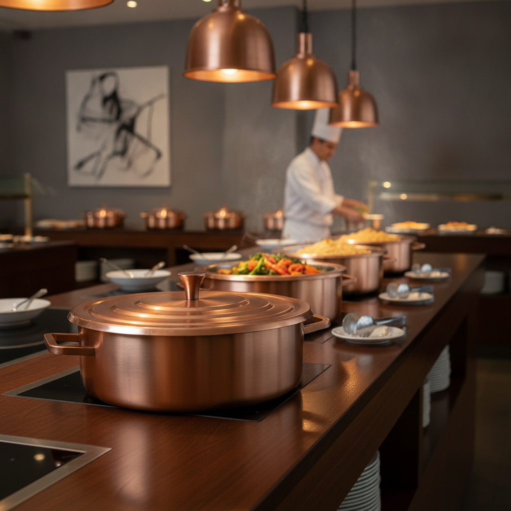 Stainless Steel Round Chafer 3.8L for Buffets
