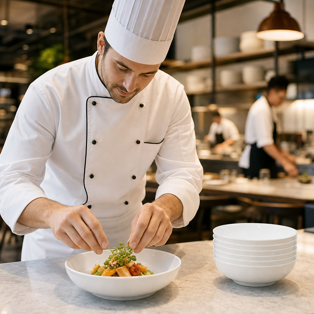Bowls 134mm Porcelain for Restaurants & Cafés (Pack of 6)