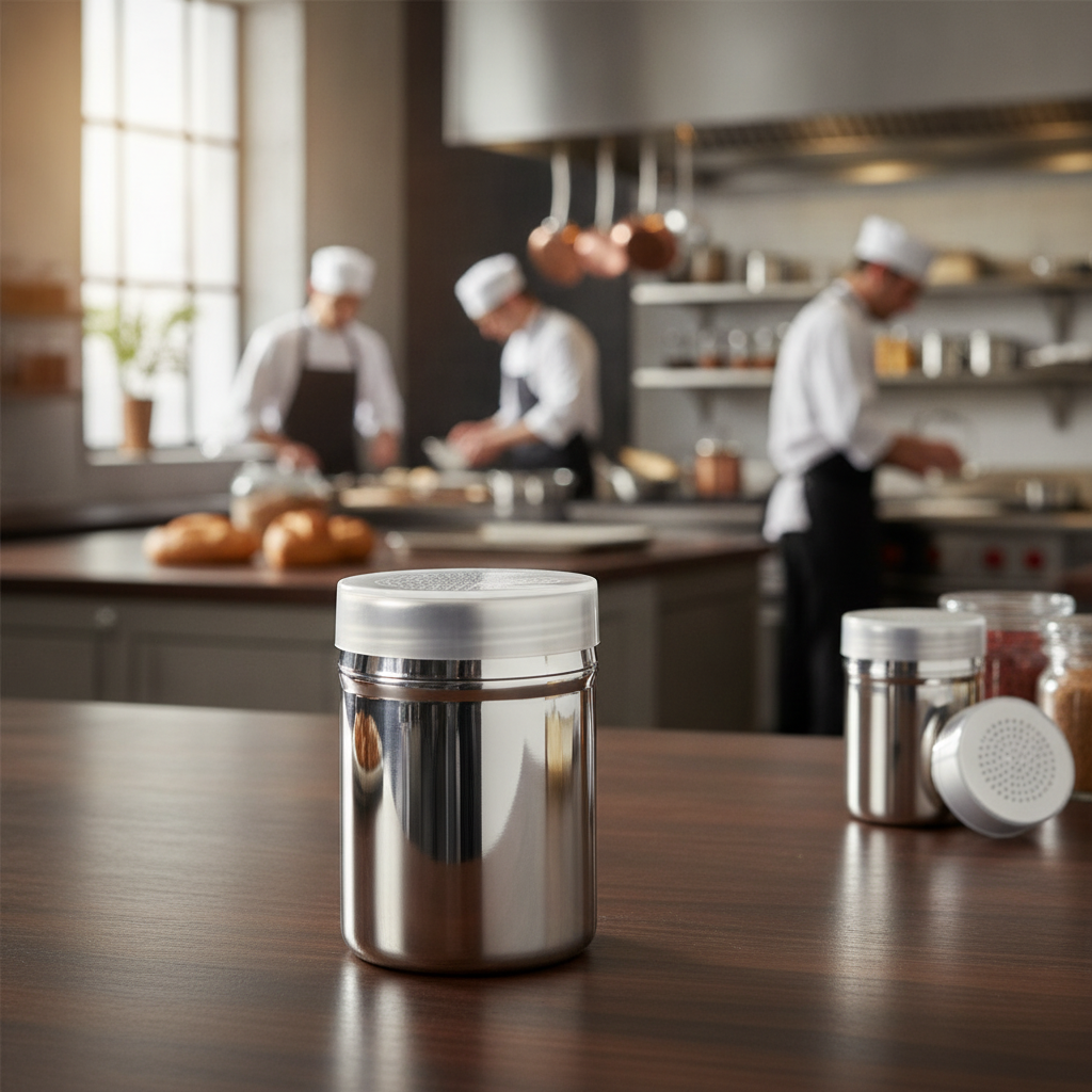 Stainless Steel Fine Dredger 275ml for Baking & Cooking