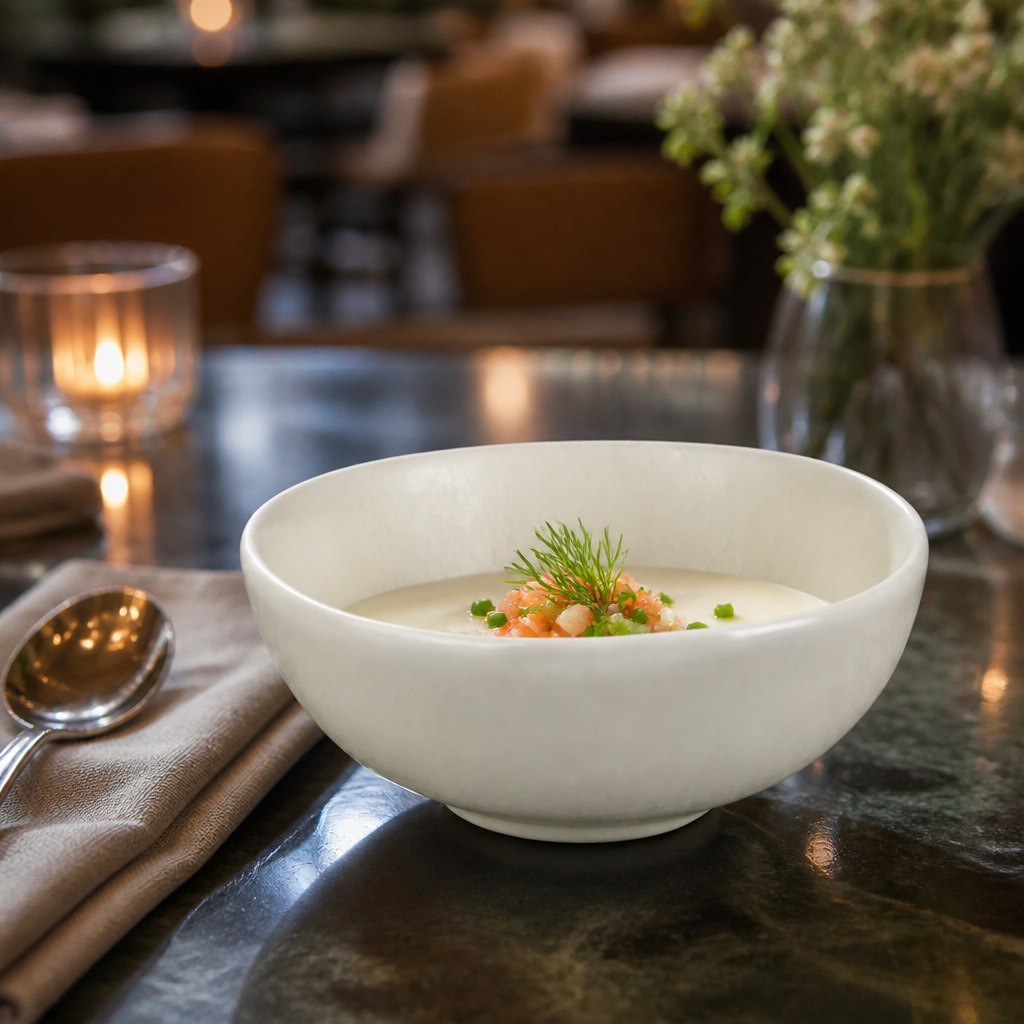 Deep Stoneware Bowls 230ml for Creative Dining Experiences