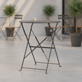 Powder Coated Steel Round Table 600mm for Indoor & Outdoor Use
