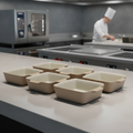 Stoneware Rectangular Dishes 170mm for Dining Tables (Pack of 6)