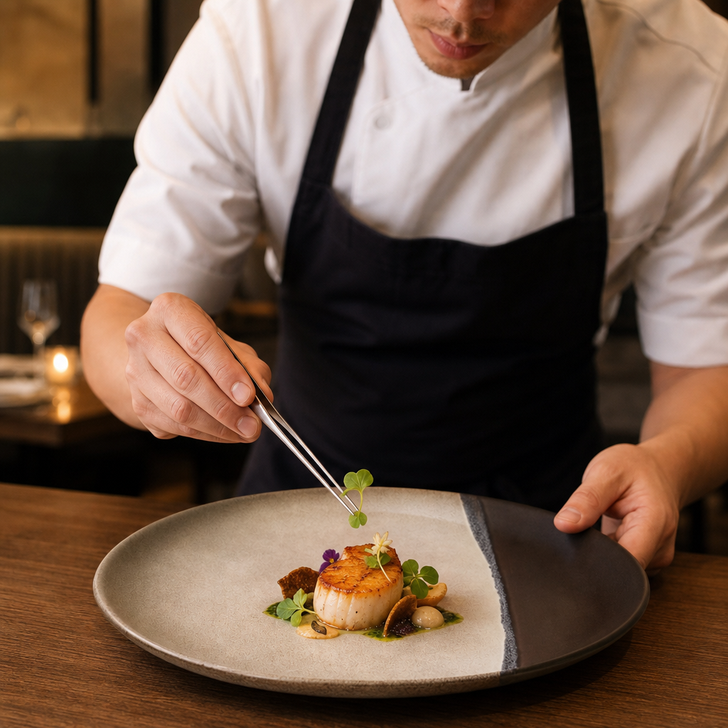 Plates 290mm Stoneware for Showcasing Cuisine (Pack of 6)