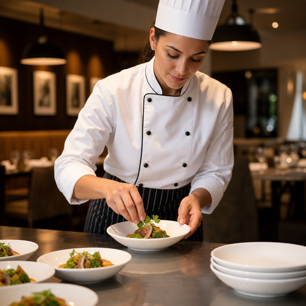 Round Dish 160mm White Vitrified Ceramic for Serving Sides (Pack of 12)