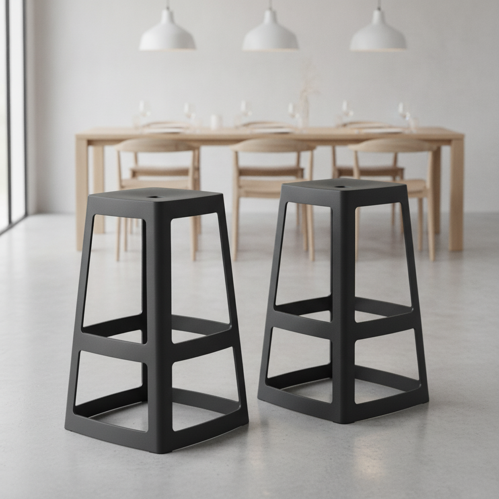 Polypropylene High Stools 750mm for Dining Rooms (Pack of 2)