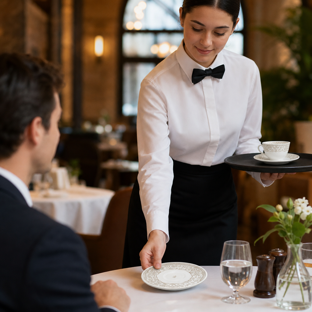 Alumina Saucers 125mm Vitrified Ceramic for Hospitality (Pack of 12)