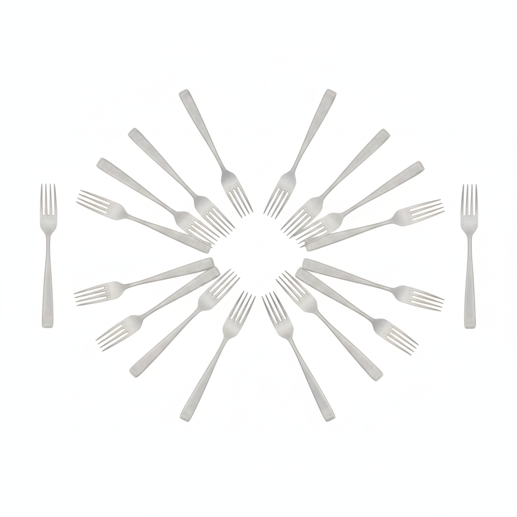 18/10 Stainless Steel Vintage Table Forks for Dining (Pack of 12)