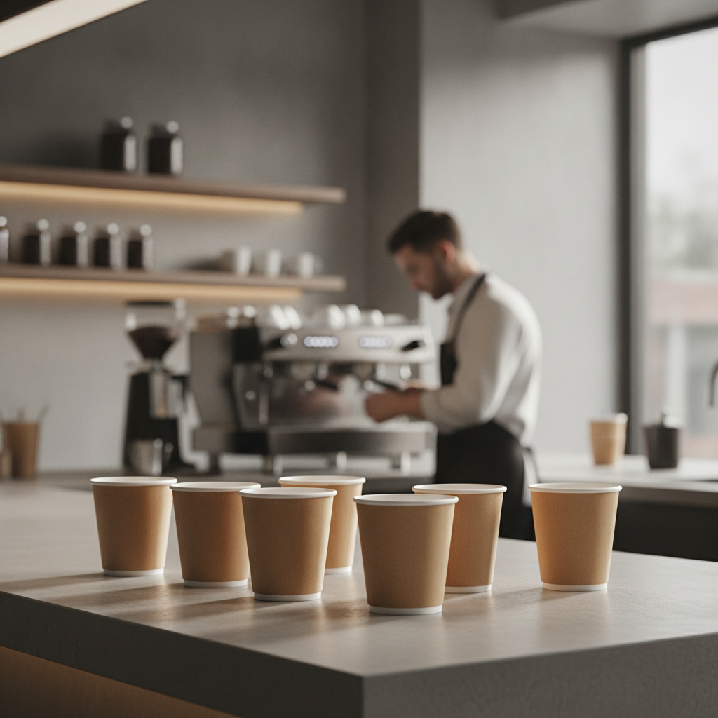 Cardboard Espresso Cups 114ml for Coffee Service (Pack of 1000)