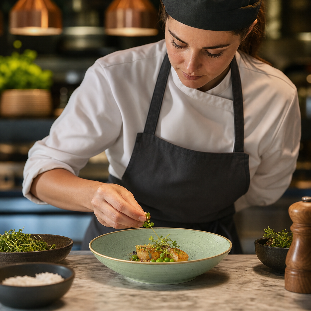 Organic Bowls 200mm Sage Green Vitrified Ceramic for Hospitality (Pack of 12)