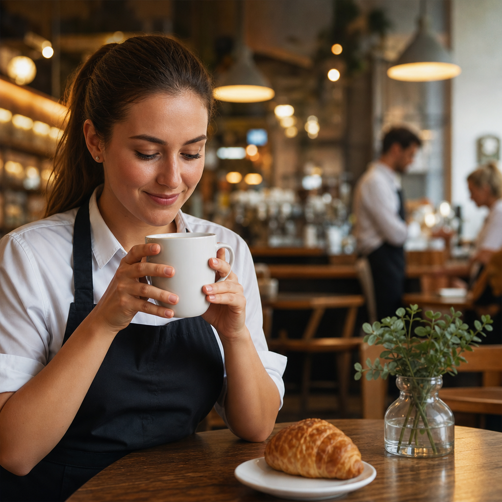Latte Mugs 290ml Porcelain for Restaurants & Cafés (Pack of 6)