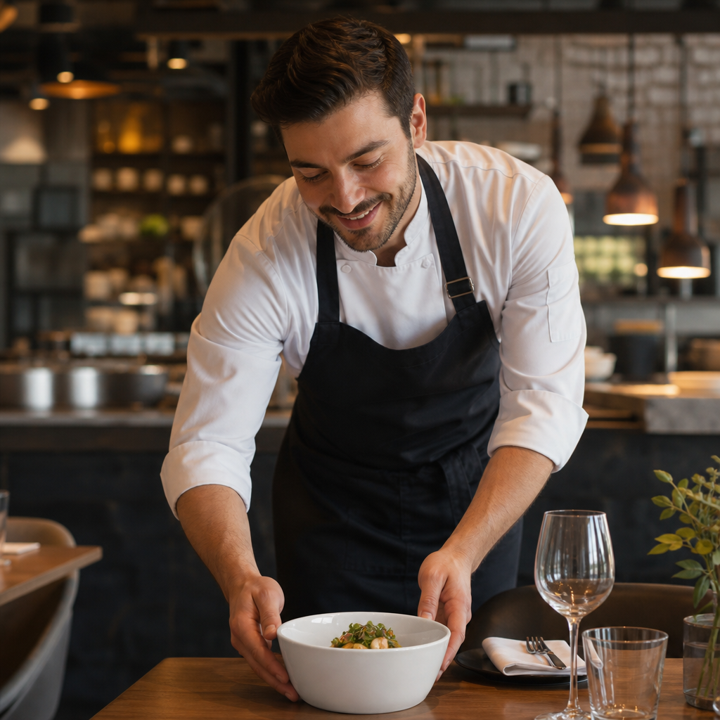 Sloping Edge Bowls 150mm Porcelain for Cafés & Restaurants (Pack of 12)