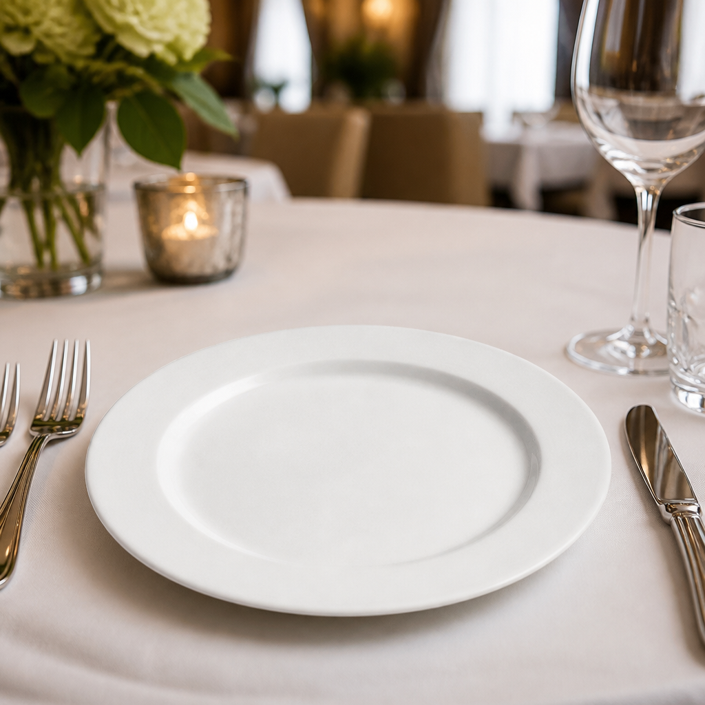 Royal Plates 160mm Bone China for Hotels & B&Bs (Pack of 12)