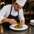 Wide Rimmed Plates 280mm Porcelain for Restaurants & Cafés (Pack of 6)