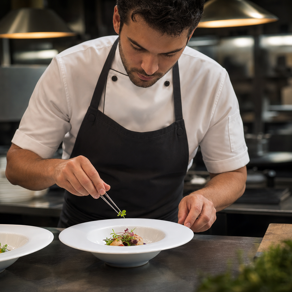 Nouveau Bowls 300mm Porcelain for Fine Dining (Pack of 6)