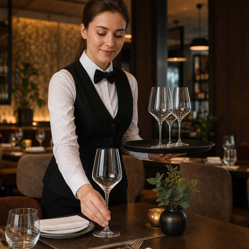 Lead-Free Crystal Wine Glasses 420ml for Hotels & Restaurants (Pack of 6)