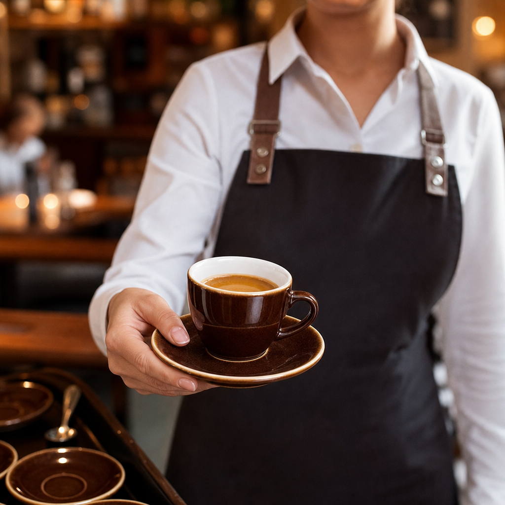 Espresso Saucers 115mm Porcelain for Coffee Service (Pack of 6)